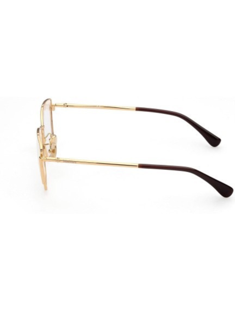 okulary korekcyjne damskie, kolor złoty, metalowa oprawka, marka Vogue